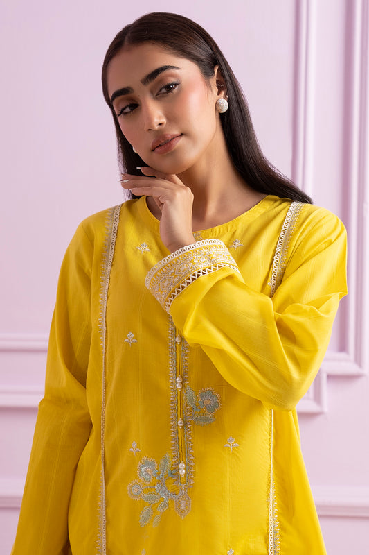 Embroidered Kurta Trouser - 2092