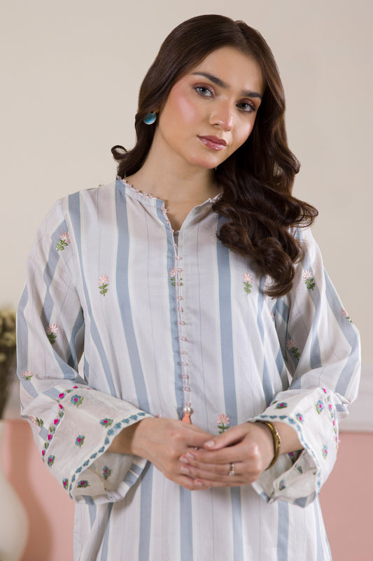 Embroidered Kurta Trouser - 2125