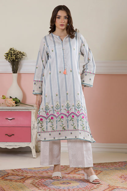 Embroidered Kurta Trouser - 2125