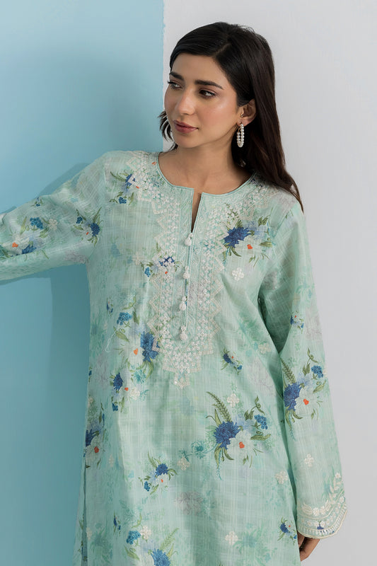 Embroidered Kurta Trouser - 2126