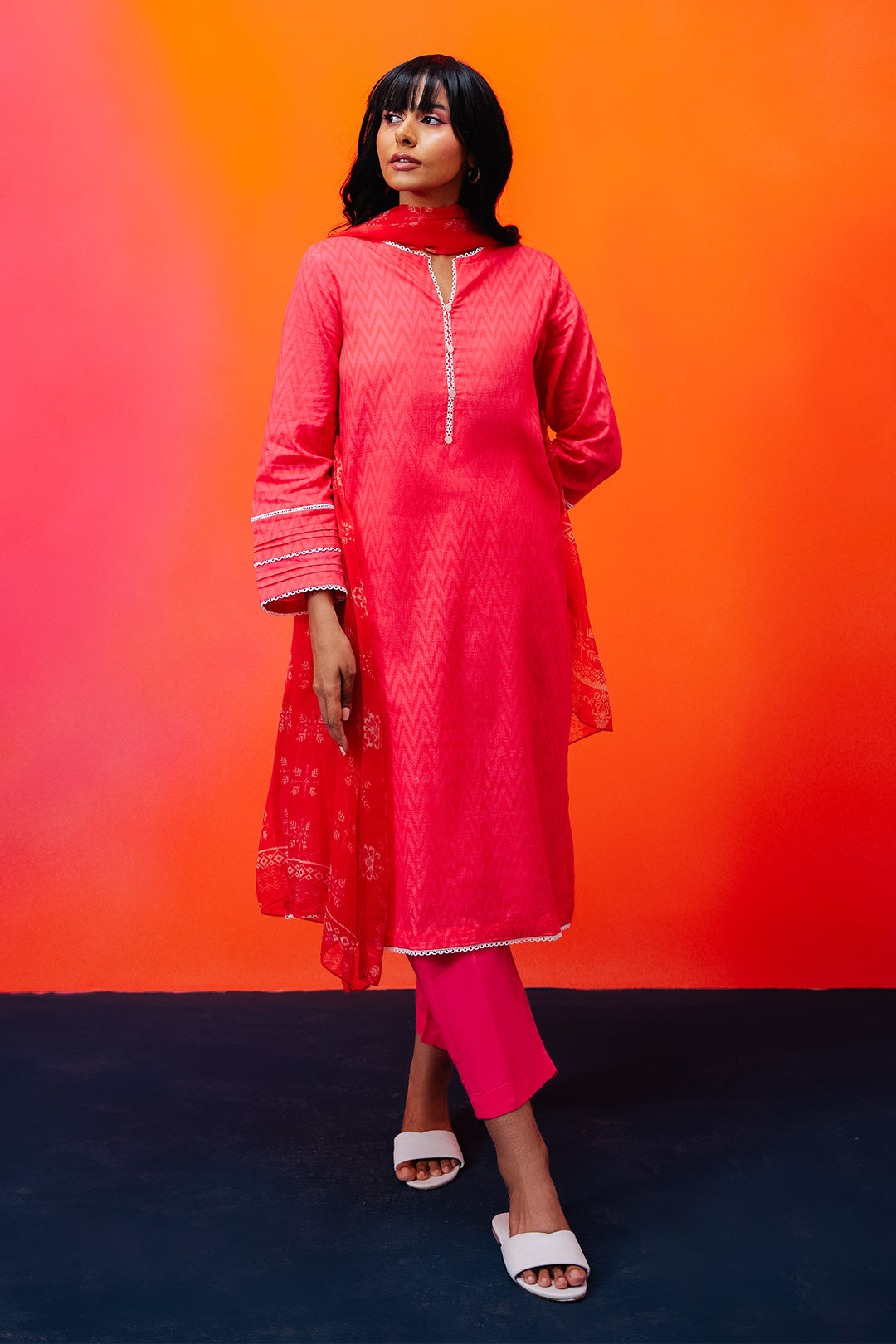 Kurta Dupatta Trouser - 1525