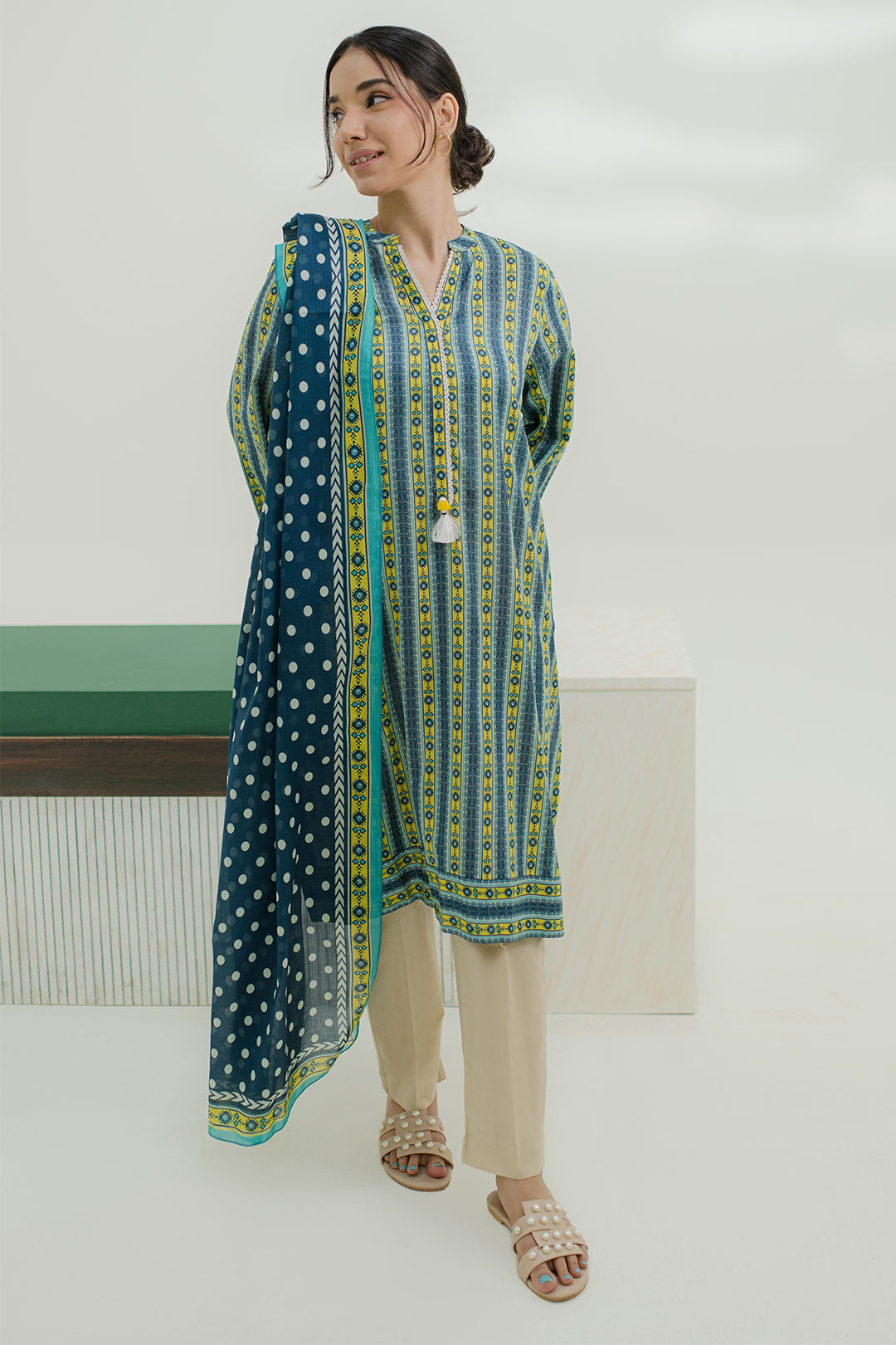 Kurta Dupatta Trouser - 1754