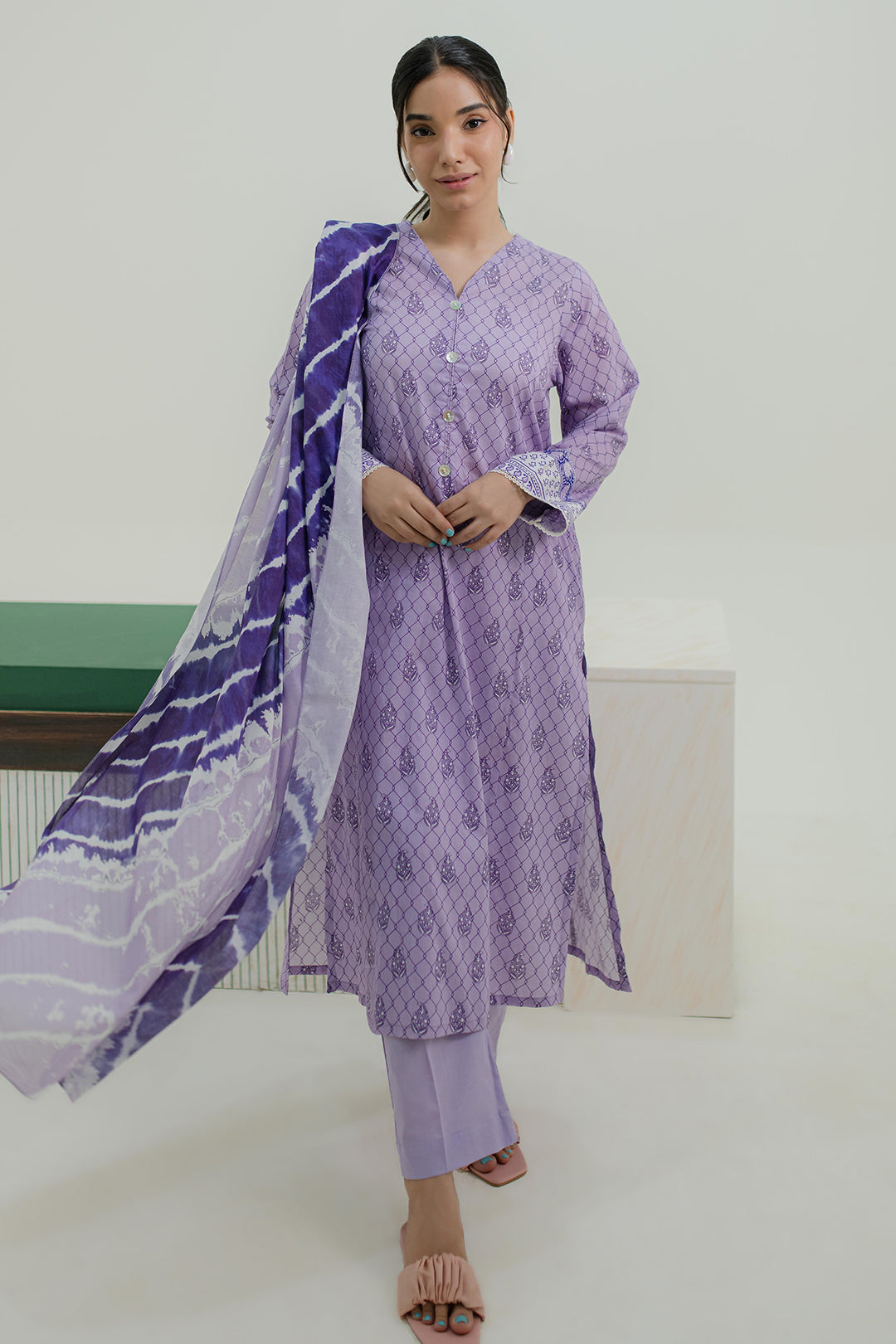 Kurta Dupatta Trouser - 1755