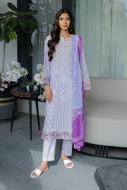 Embroidered  Kurta Dupatta Trouser - 1758