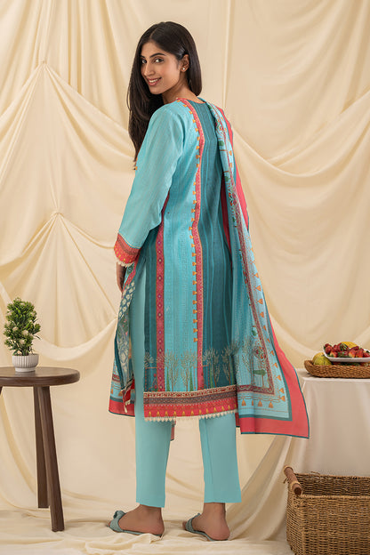 Embroidered Kurta Dupatta Trouser - 1762