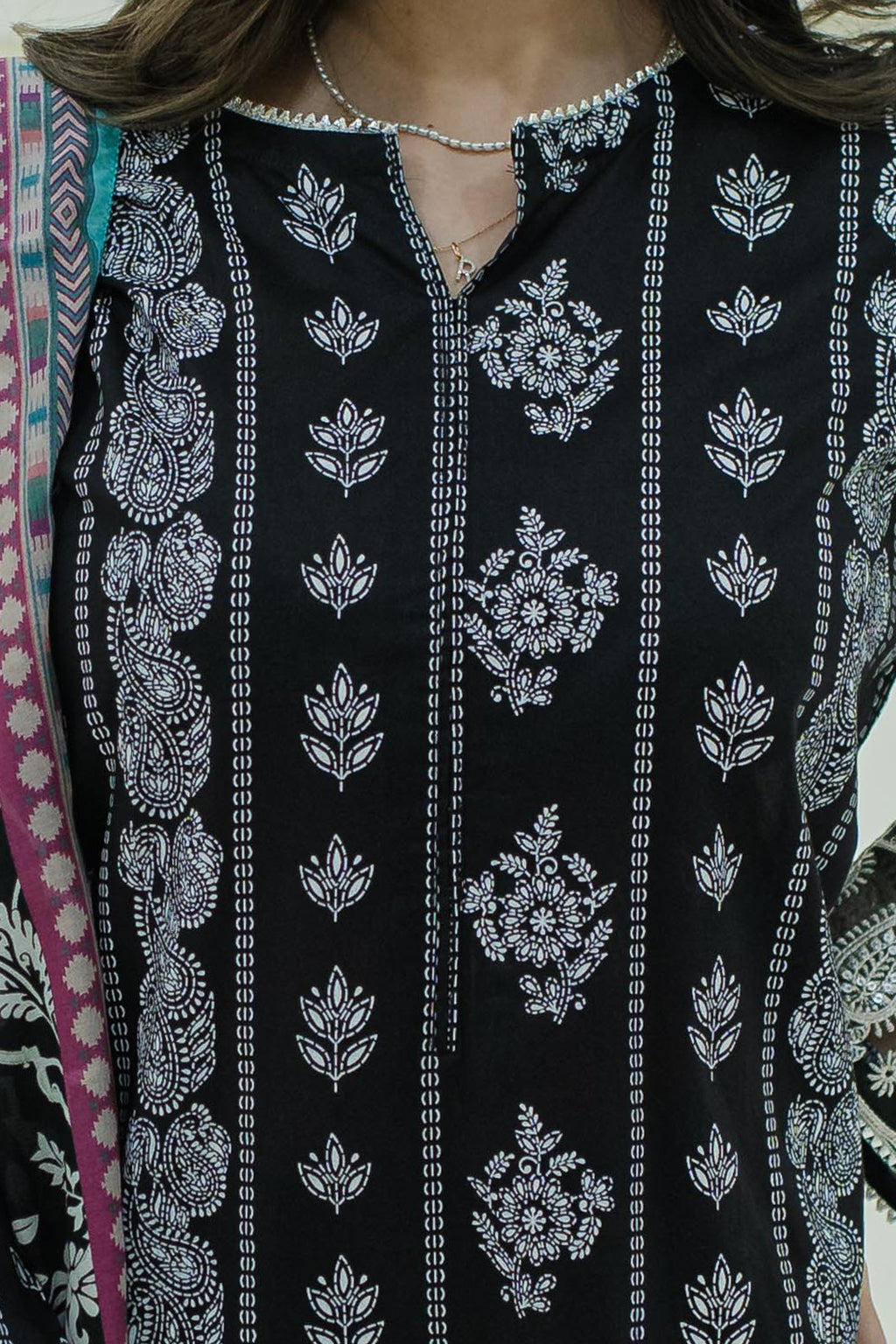 Embroidered Kurta Dupatta Trouser - 1764