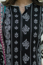 Embroidered Kurta Dupatta Trouser - 1764