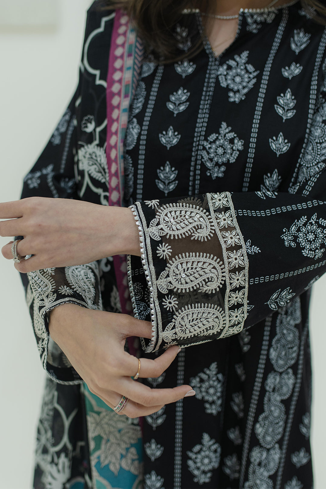 Embroidered Kurta Dupatta Trouser - 1764