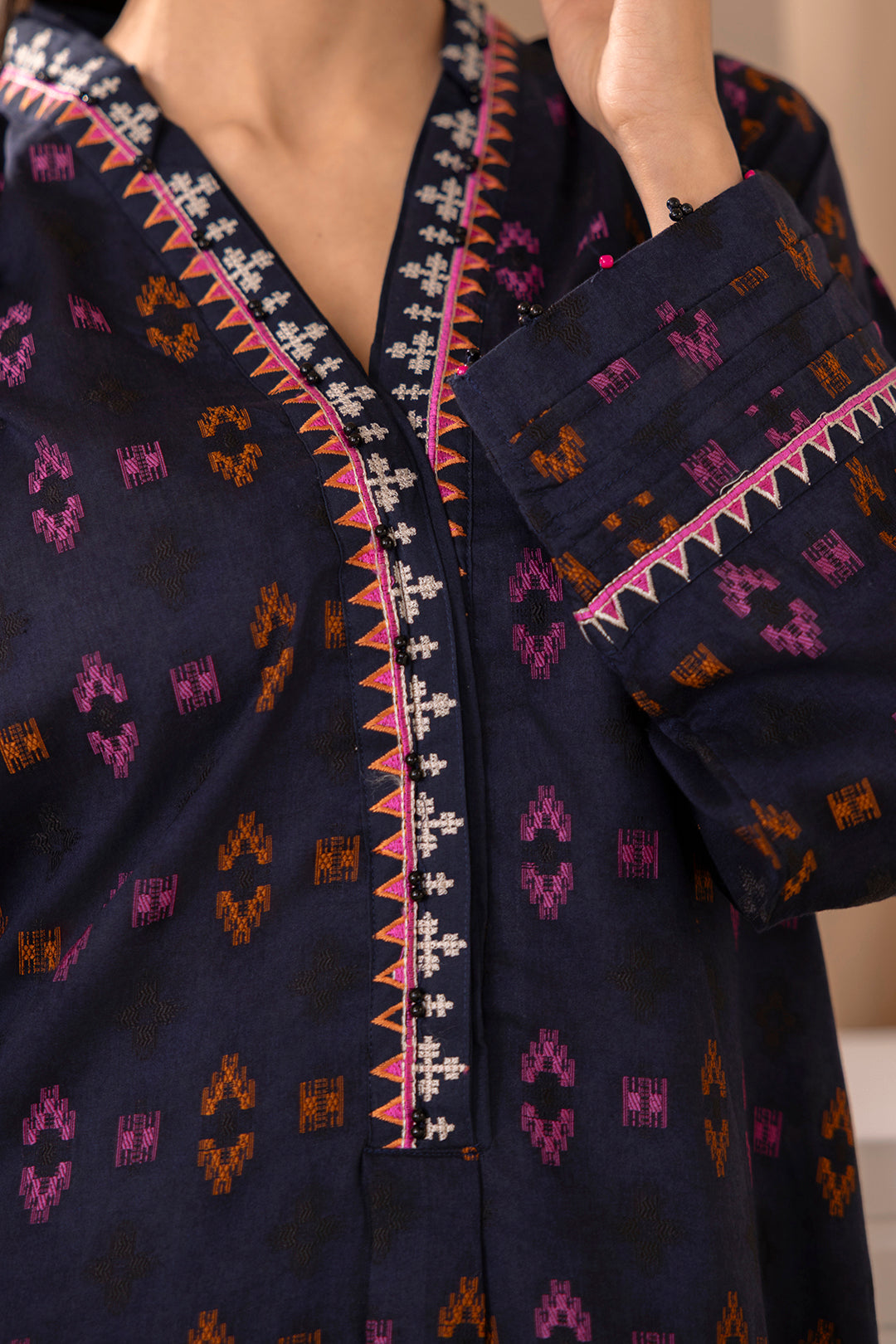 Embroidered Kurta Dupatta Trouser - 1775