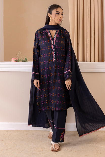 Embroidered Kurta Dupatta Trouser - 1775