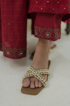 Embroidered  Kurta Dupatta Trouser - 1776