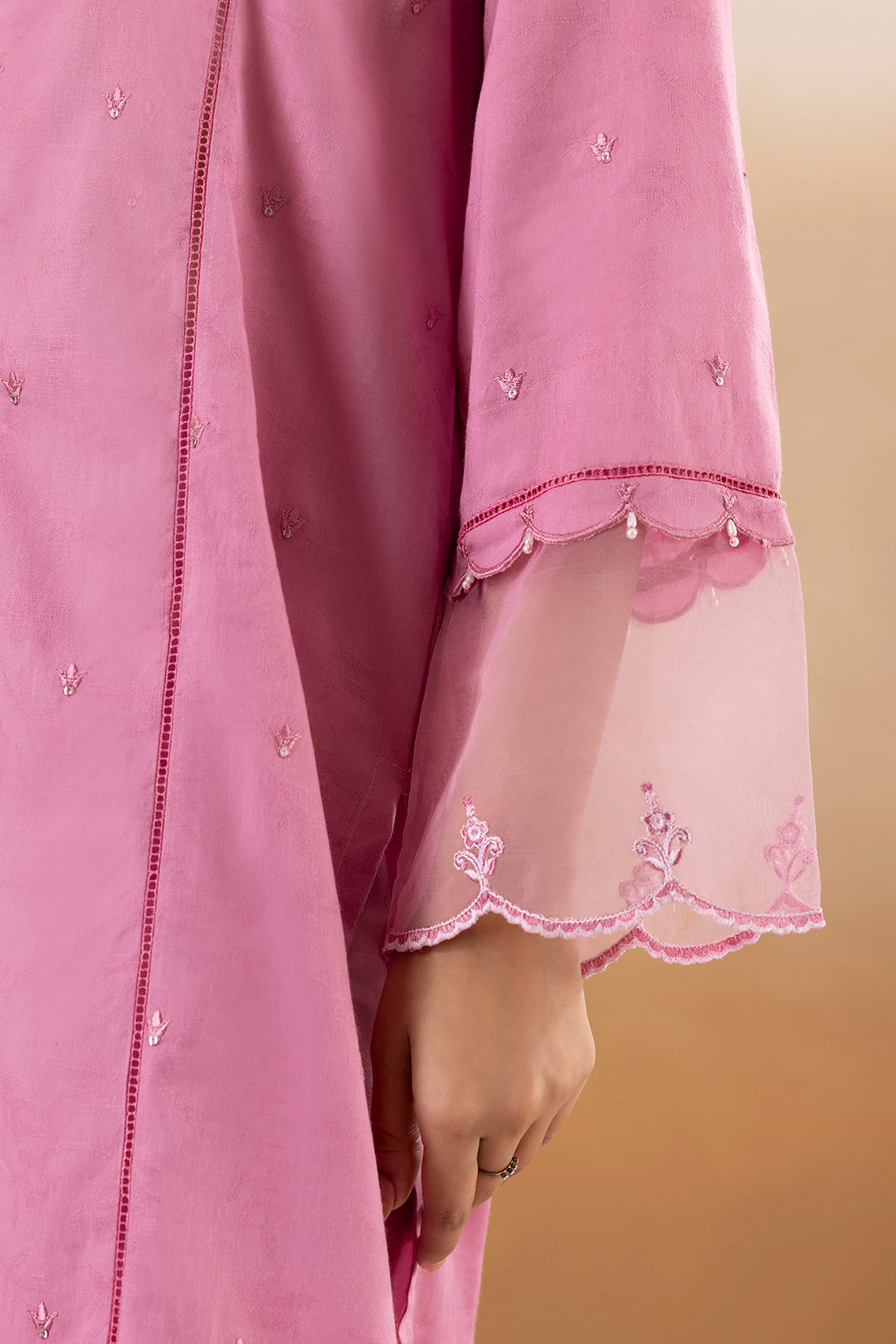 Embroidered Kurta Dupatta Trouser - 1777