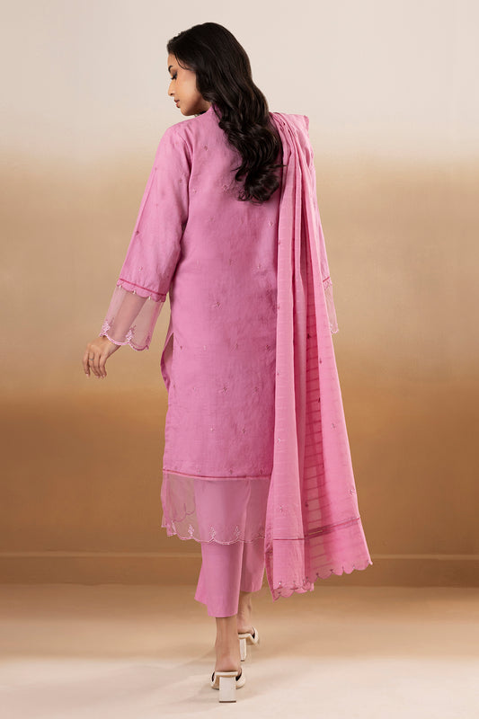 Embroidered Kurta Dupatta Trouser - 1777