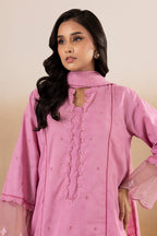 Embroidered Kurta Dupatta Trouser - 1777