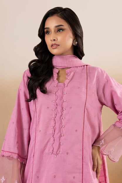 Embroidered Kurta Dupatta Trouser - 1777