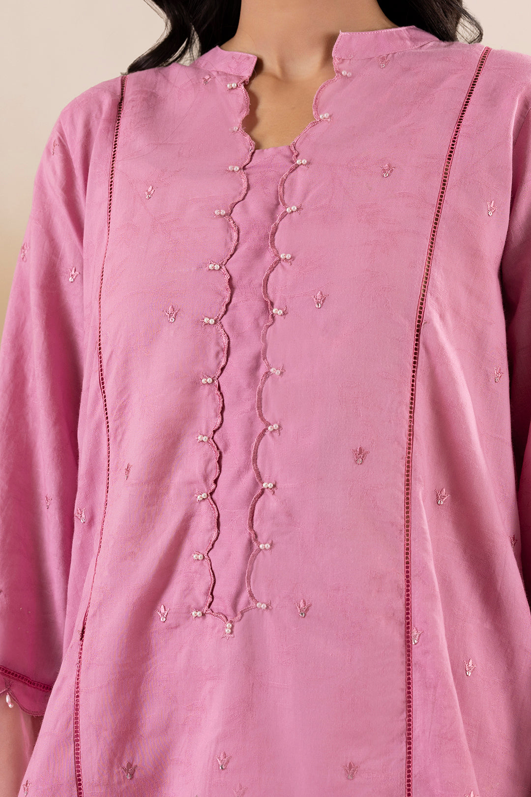 Embroidered Kurta Dupatta Trouser - 1777