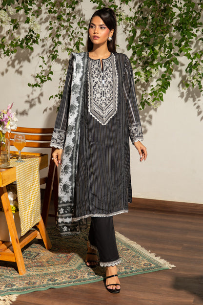 Embroidered Kurta Dupatta Trouser - 1779