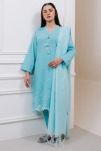 Embroidered Kurta Dupatta Trouser - 1783