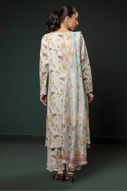 Embroidered Kurta Dupatta Trouser - 1785