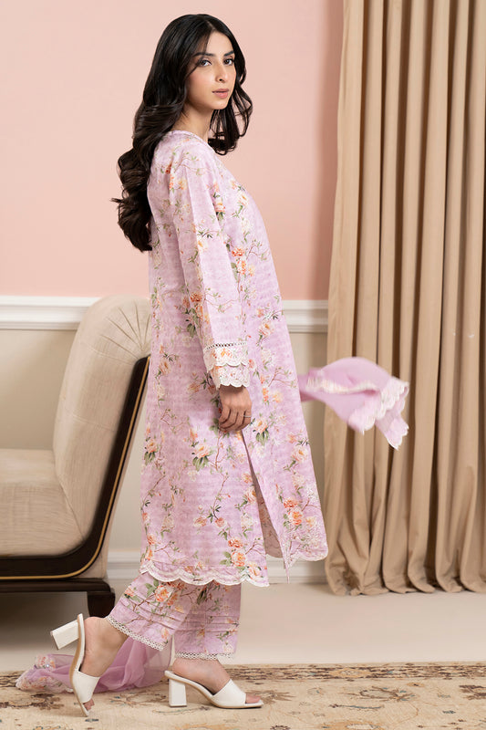 Embroidered Kurta Dupatta Trouser - 1786