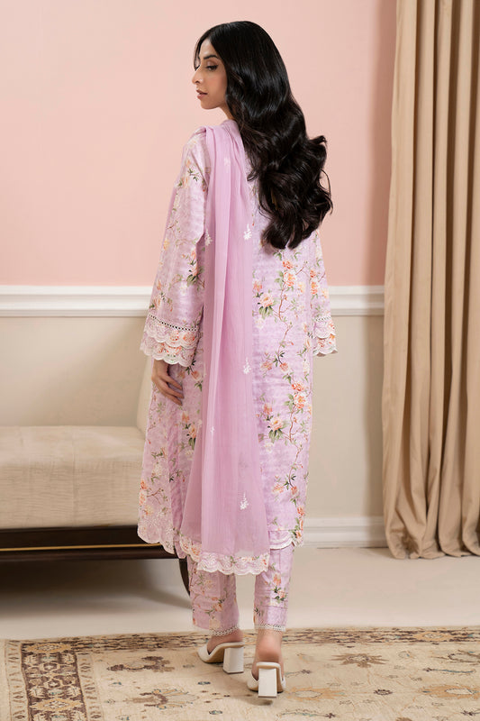 Embroidered Kurta Dupatta Trouser - 1786