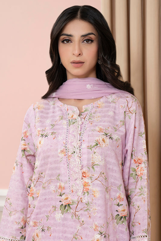 Embroidered Kurta Dupatta Trouser - 1786