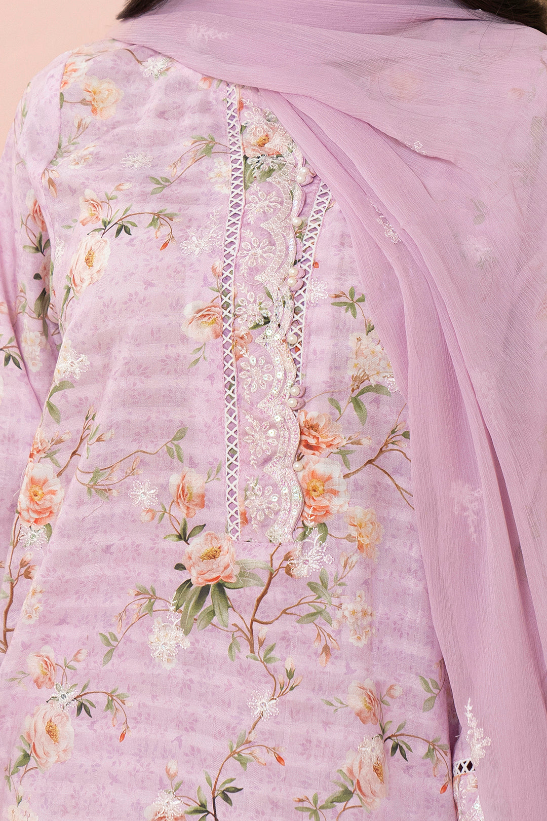 Embroidered Kurta Dupatta Trouser - 1786