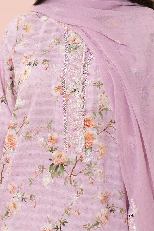 Embroidered Kurta Dupatta Trouser - 1786