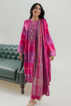 Embroidered Kurta Dupatta Trouser - 1789