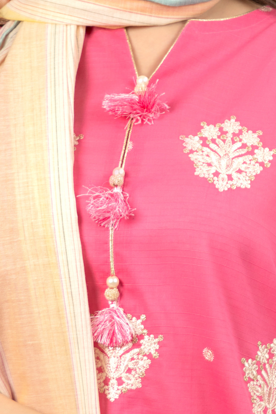 Embroidered Kurta Dupatta Trouser - 1790