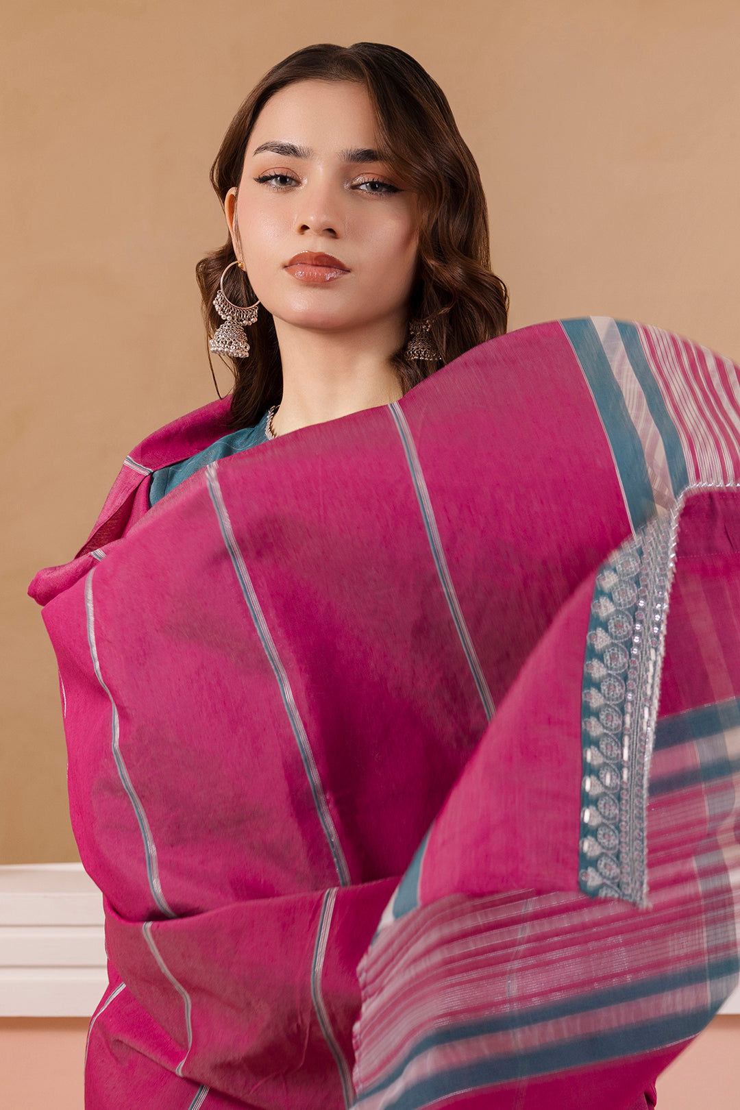 Embroidered Kurta Dupatta Trouser - 1791