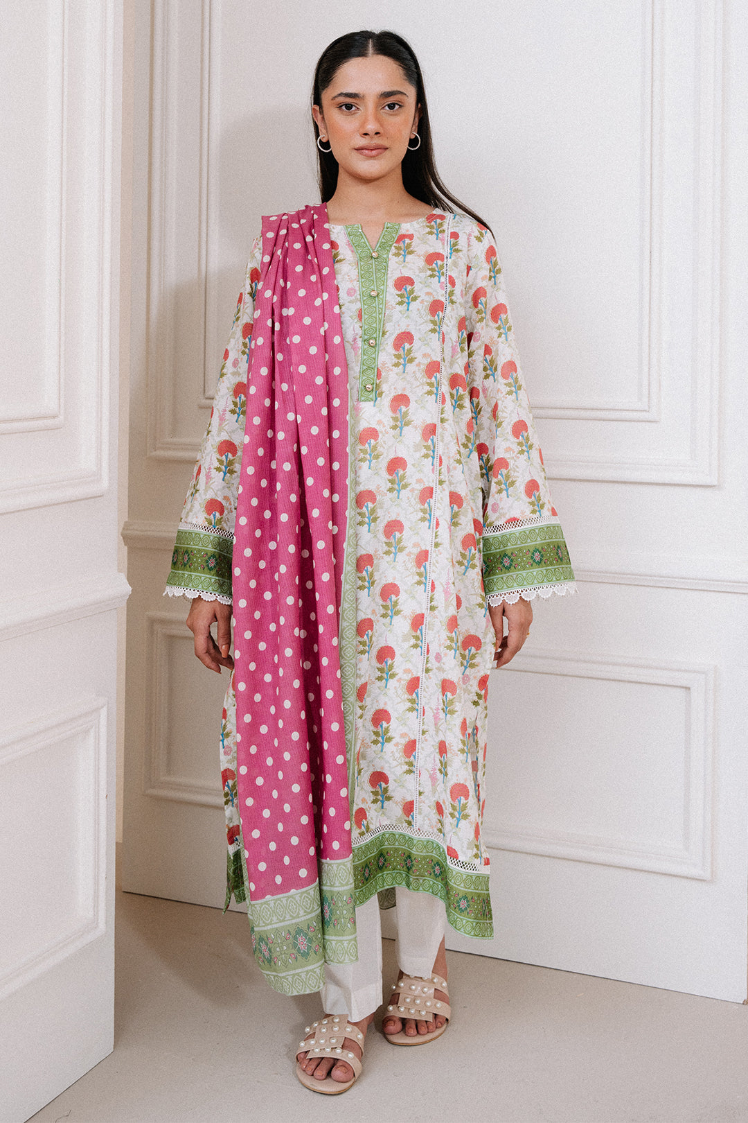 Kurta Dupatta Trouser - 1957
