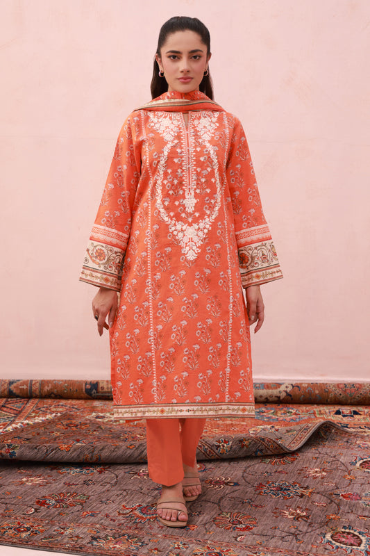 Embroidered Kurta Dupatta Trouser - 1962