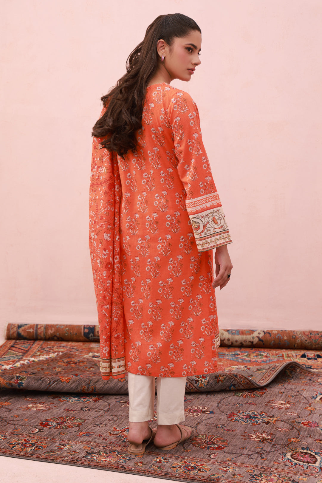 Embroidered Kurta Dupatta Trouser - 1962