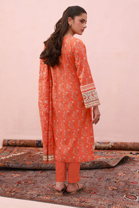 Embroidered Kurta Dupatta Trouser - 1962