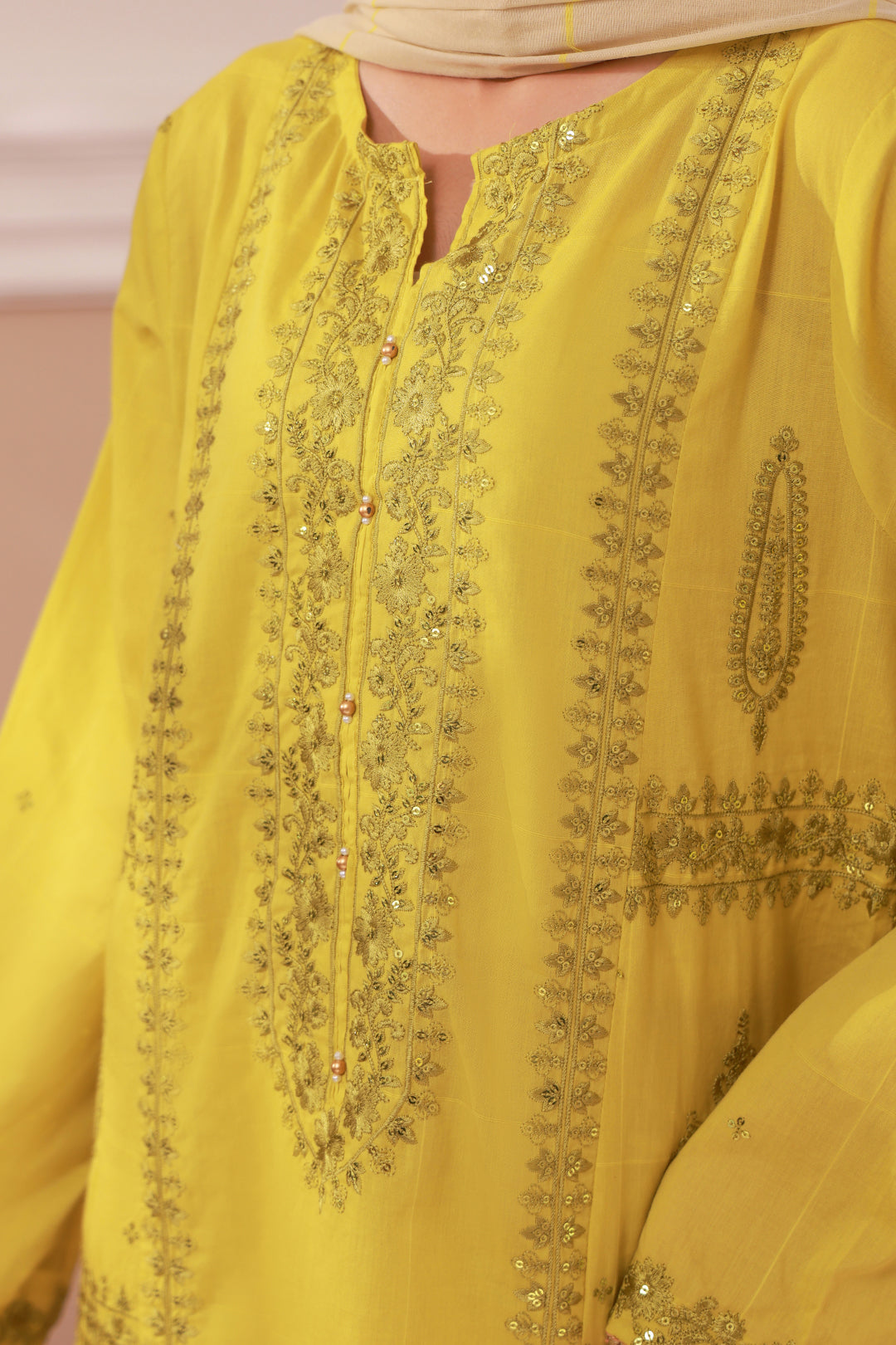 Embroidered Kurta Dupatta Trouser - 1963