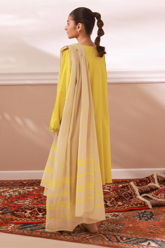 Embroidered Kurta Dupatta Trouser - 1963