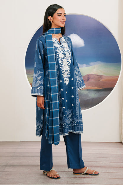 Embroidered Kurta Dupatta Trouser - 1964