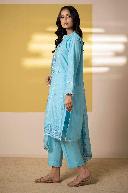 Embroidered Kurta Dupatta Trouser - 1965