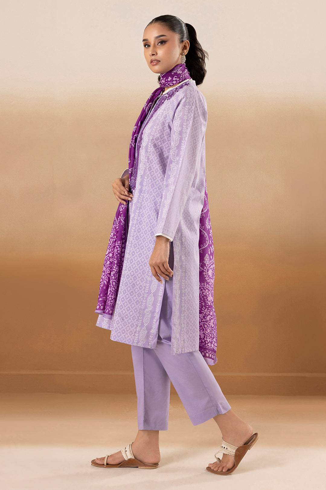 Embroidered Kurta Dupatta Trouser - 1967
