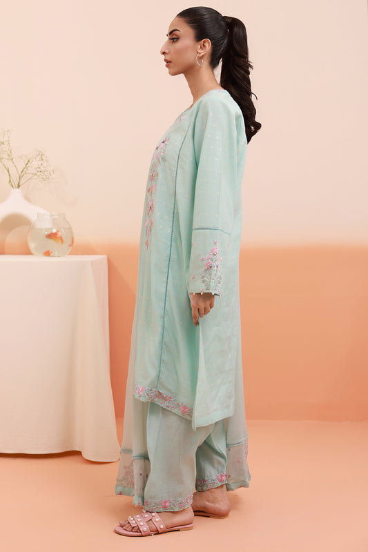 Embroidered Kurta Dupatta Trouser - 1989