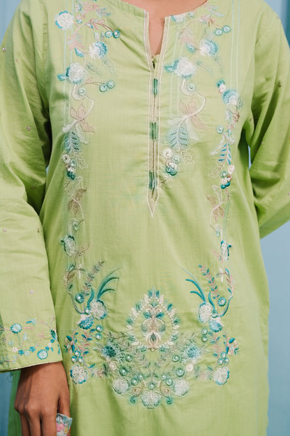 Embroidered Kurta Dupatta Trouser - 1994