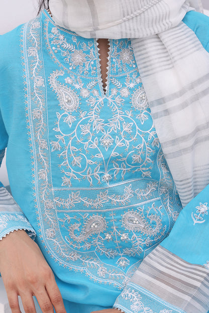 Embroidered Kurta Dupatta Trouser - 1995