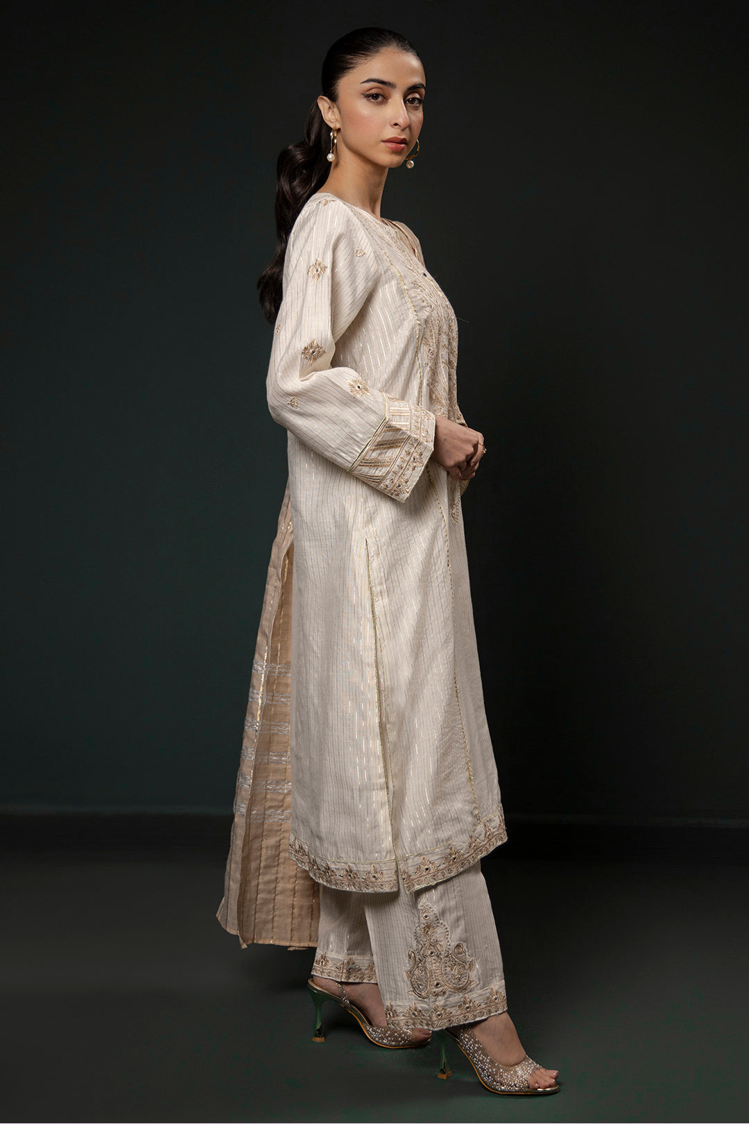 Embroidered Kurta Dupatta Trouser - 1996