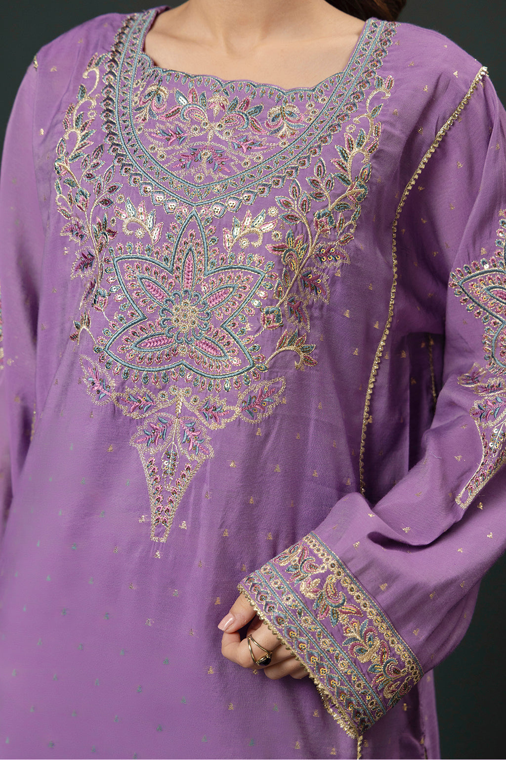 Embroidered Kurta Dupatta Trouser - 1997