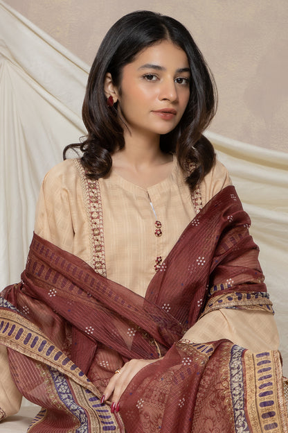 Embroidered Kurta Dupatta Trouser - 1999