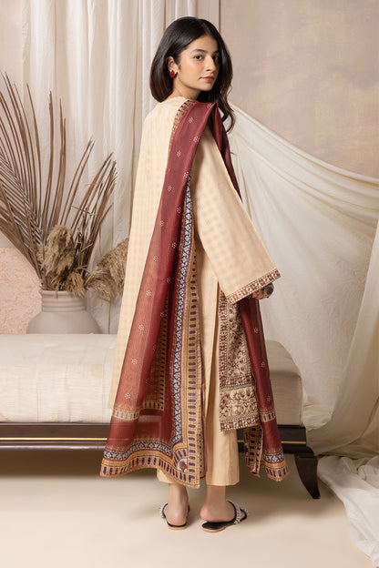 Embroidered Kurta Dupatta Trouser - 1999