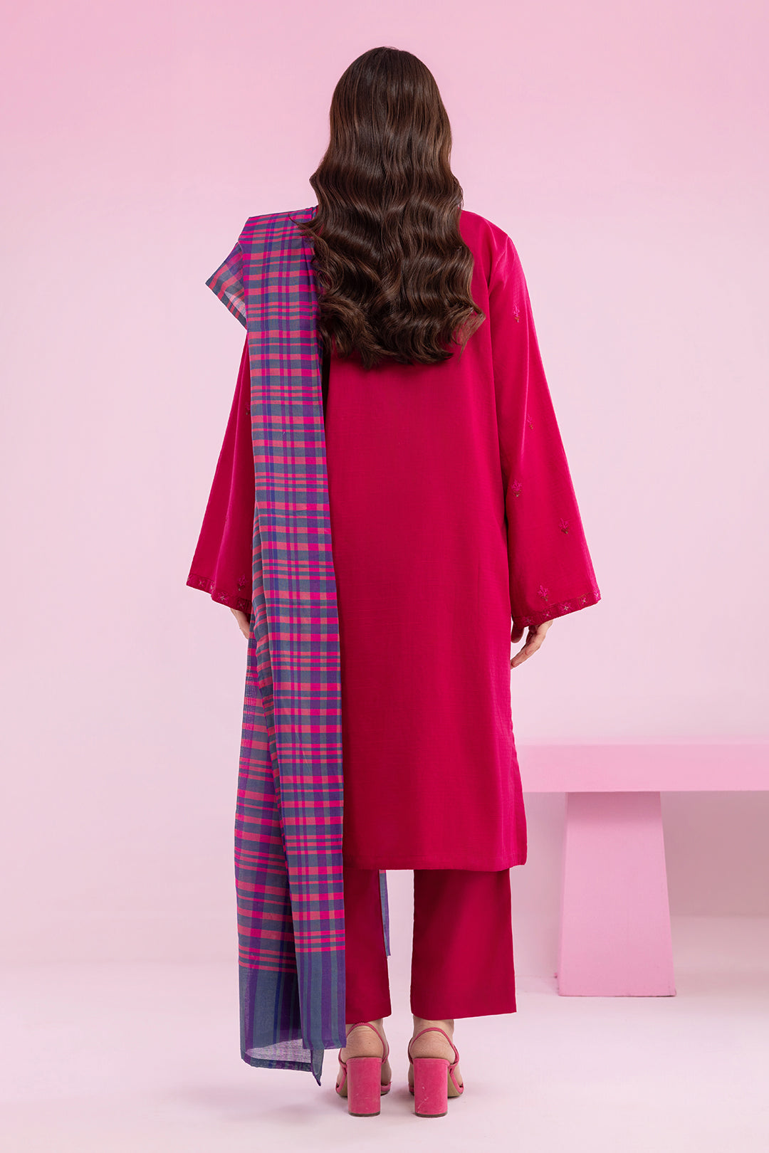 Embroidered Kurta Dupatta Trouser - 2003
