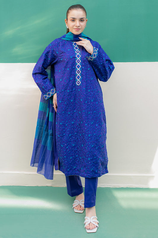 Embroidered Kurta Dupatta Trouser - 2004