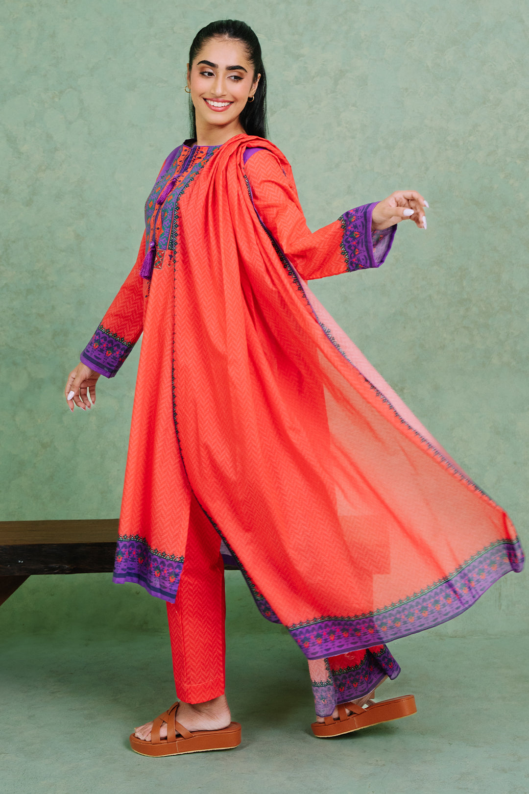 Kurta Dupatta Trouser - 2099